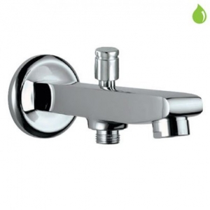BATH TUB SPOUT WITH BUTTON ATTACHMENT FOR HAND SHOWER 