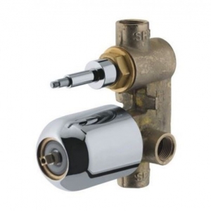 CONCEALED BODY FOR SINGLE LEVER DIVERTER HIGH FLOW